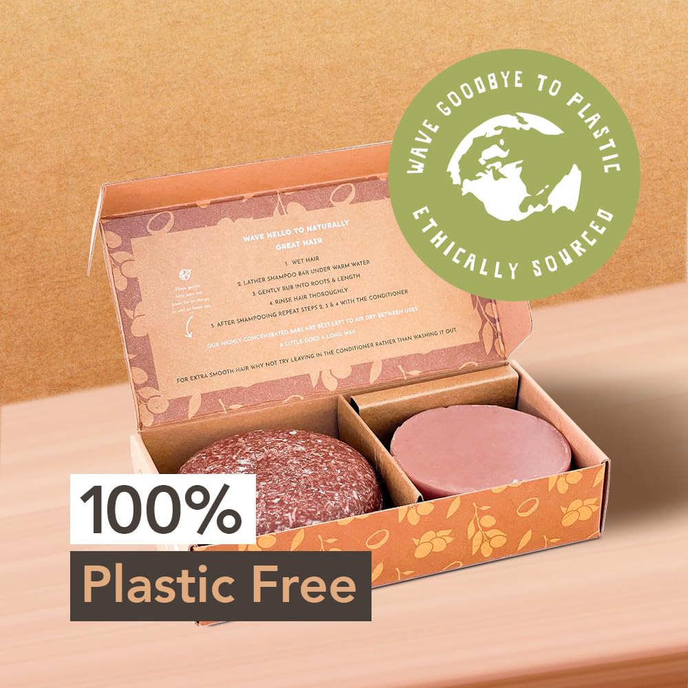 Shampoo and Conditioner Bar, Argan Oil - Sulfate Free Solid Shampoo and Conditioner Bars Set, Vegan Hair Care for All Hair Types, Long Lasting (120 Beauty & Personal Care Clever Yoga