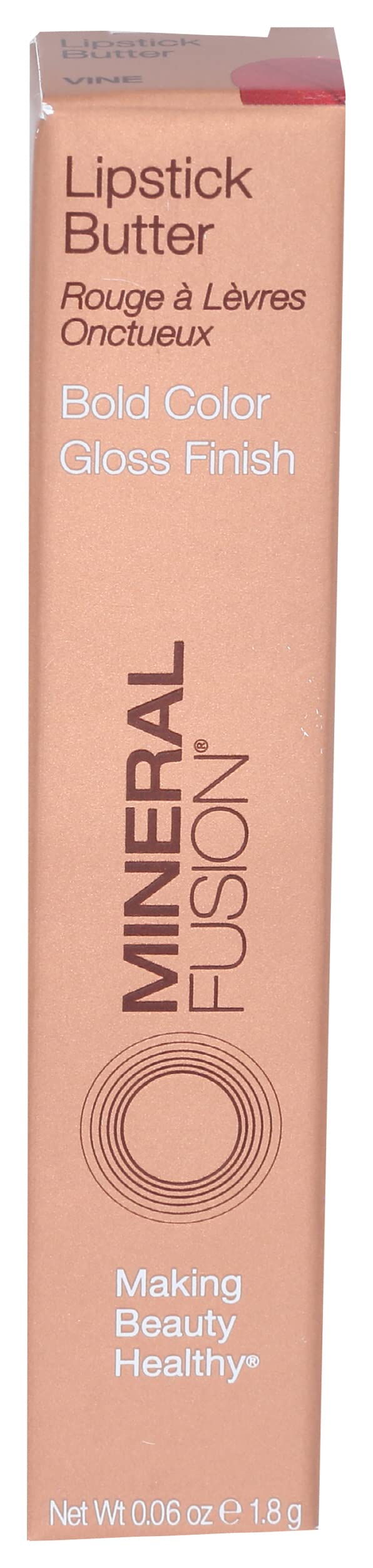Mineral Fusion Lipstick Butter, Vine, 0.06 Ounce Packaging May Vary Beauty & Personal Care Derma E
