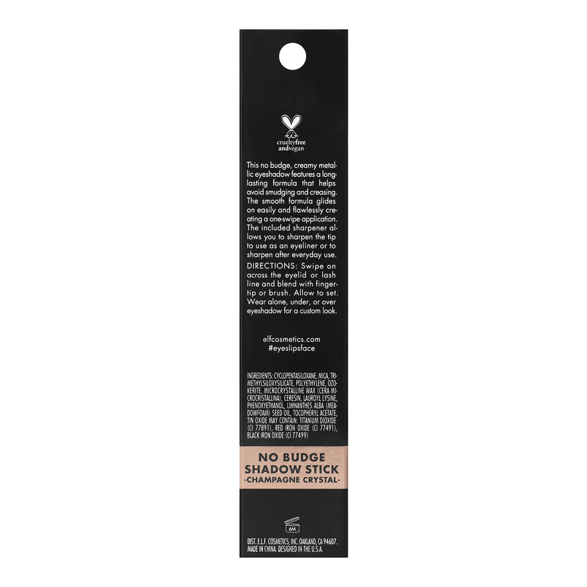 e.l.f. No Budge Shadow Stick, Blue Steel Beauty & Personal Care e.l.f.