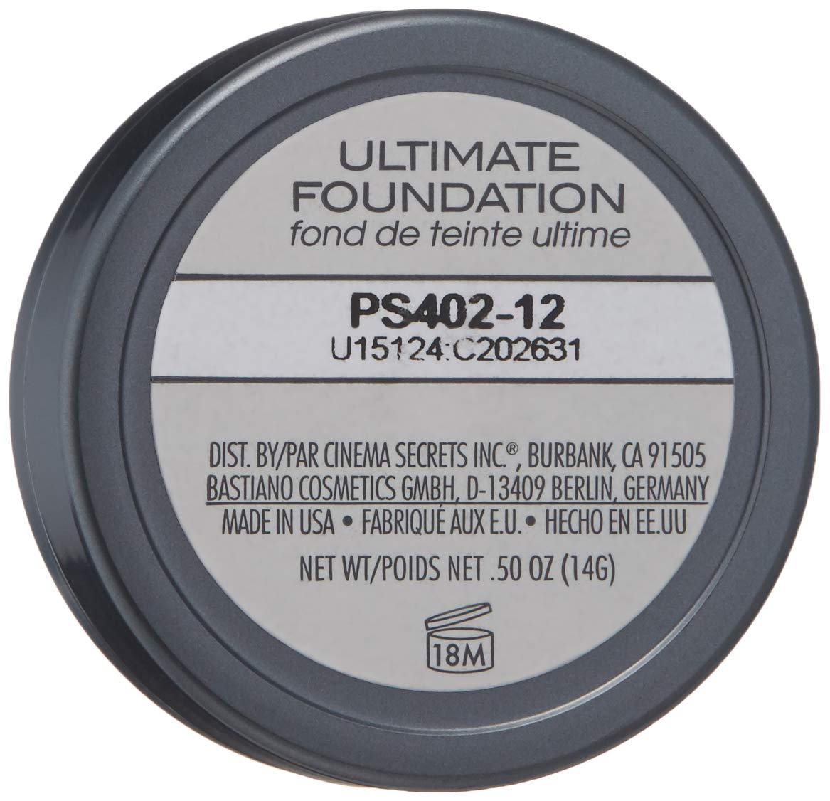 CINEMA SECRETS Pro Cosmetics Ultimate Foundation, 402-12 Beauty & Personal Care CINEMA SECRETS