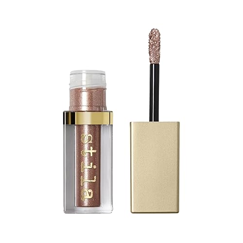 Stila Magnificent Metals Glitter & Glow Liquid Eye Shadow, Rose Gold Retro, Original Beauty & Personal Care stila