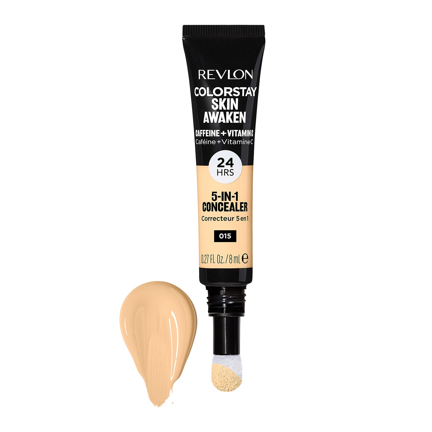 Revlon ColorStay Skin Awaken 5-in-1 Concealer, Lightweight, Creamy Longlasting Face Makeup with Caffeine & Vitamin C, For Imperfections, Dark Circles Beauty & Personal Care REVLON