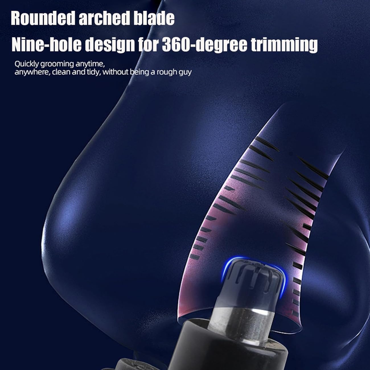 Hyxowgt Brillanten Portable Nose Hair Trimmer, 2 in 1 Ear and Nose Hair Trimmer Clipper for Men, USB Rechargeable Electric NoseHair Trimmers Remover Beauty and Personal Care Hyxowgt