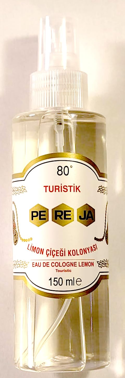 Pereja Lemon Cologne Spray, limon kolanya, Cape Moda Packed 150ml Spray Two Pack, 300ml or 10.1 ounces, Two Bottles for convenience, PeReJa 80 Percent Beauty & Personal Care Pereja