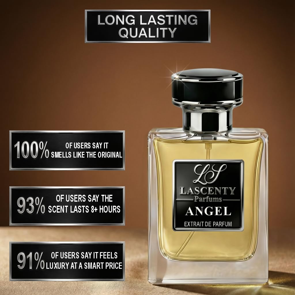 LaScenty ANGEL Inspired by K|.LIAN Angels' Share, Warm Spicy Gourmand Perfume and Cologne for Men and Women, Long Lasting Intense Fragrance Beauty & Personal Care LaScenty
