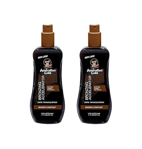 Australian Gold Accelerator Spray Gel with Bronzer 8 Ounce (Pack of 2) Beauty & Personal Care Australian Gold