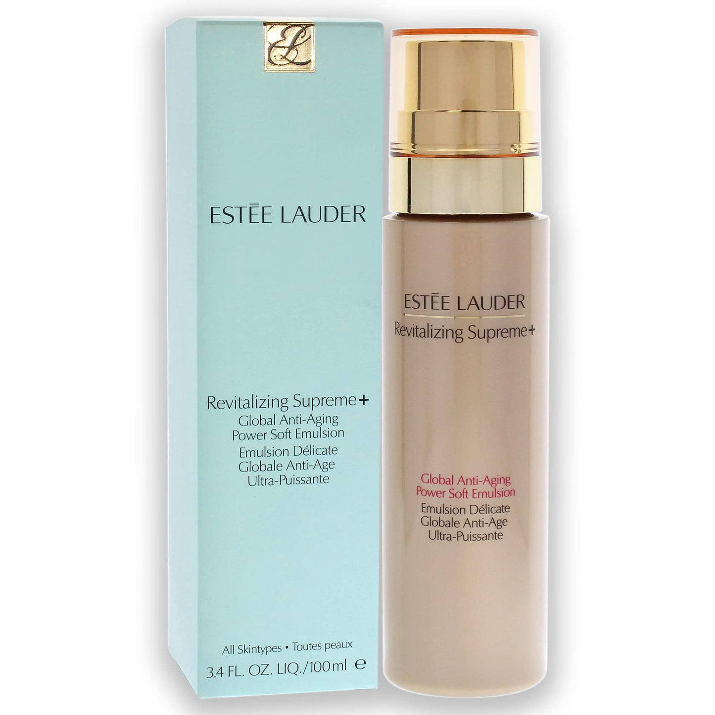 Estee Lauder Revitalizing Supreme Plus Global Anti-Aging Power Soft Emulsion 3.4 oz Women (16665) Beauty & Personal Care Estée Lauder