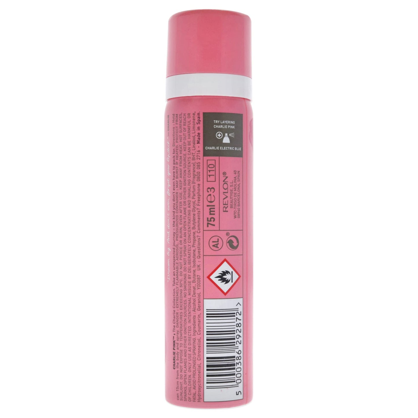 Charlie Pink Body Spray Women 2.5 oz Beauty and Personal Care Charlie