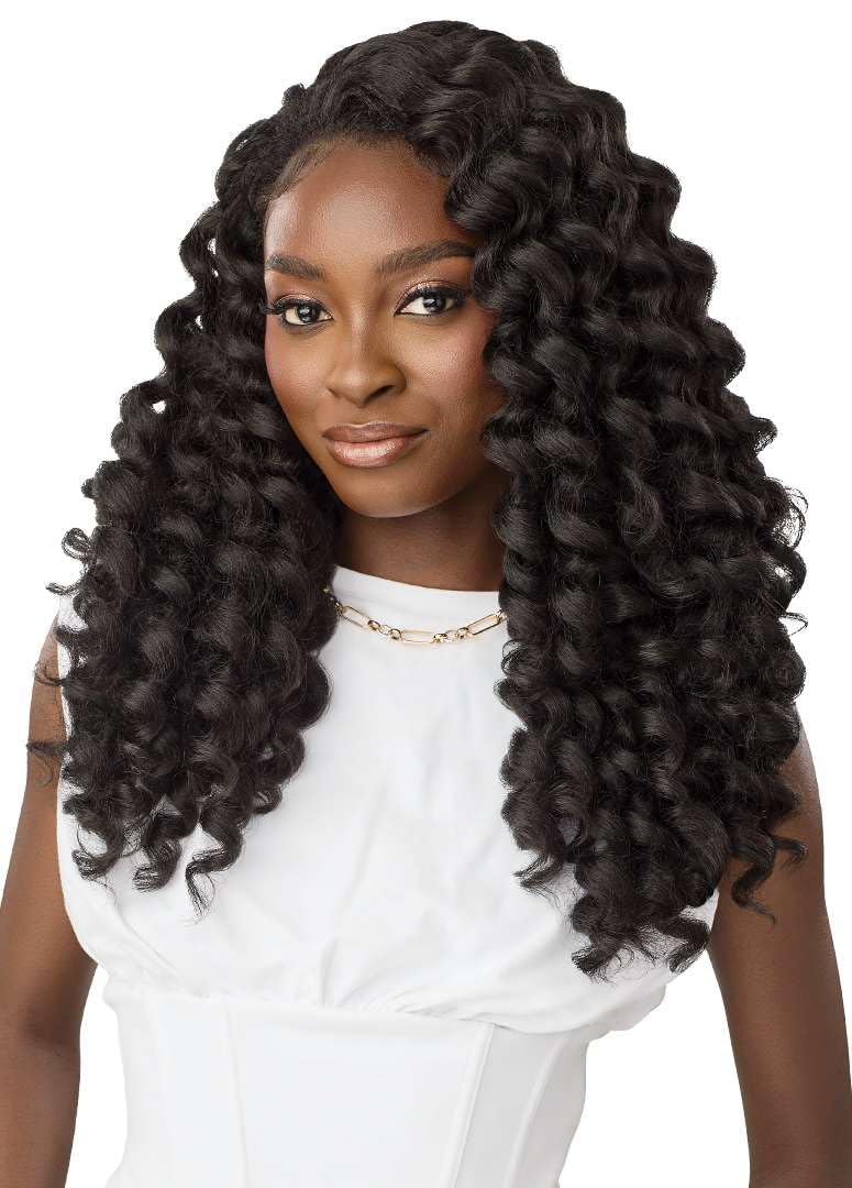 Outre Quick Weave Synthetic Half Wig - Romina (DR425)