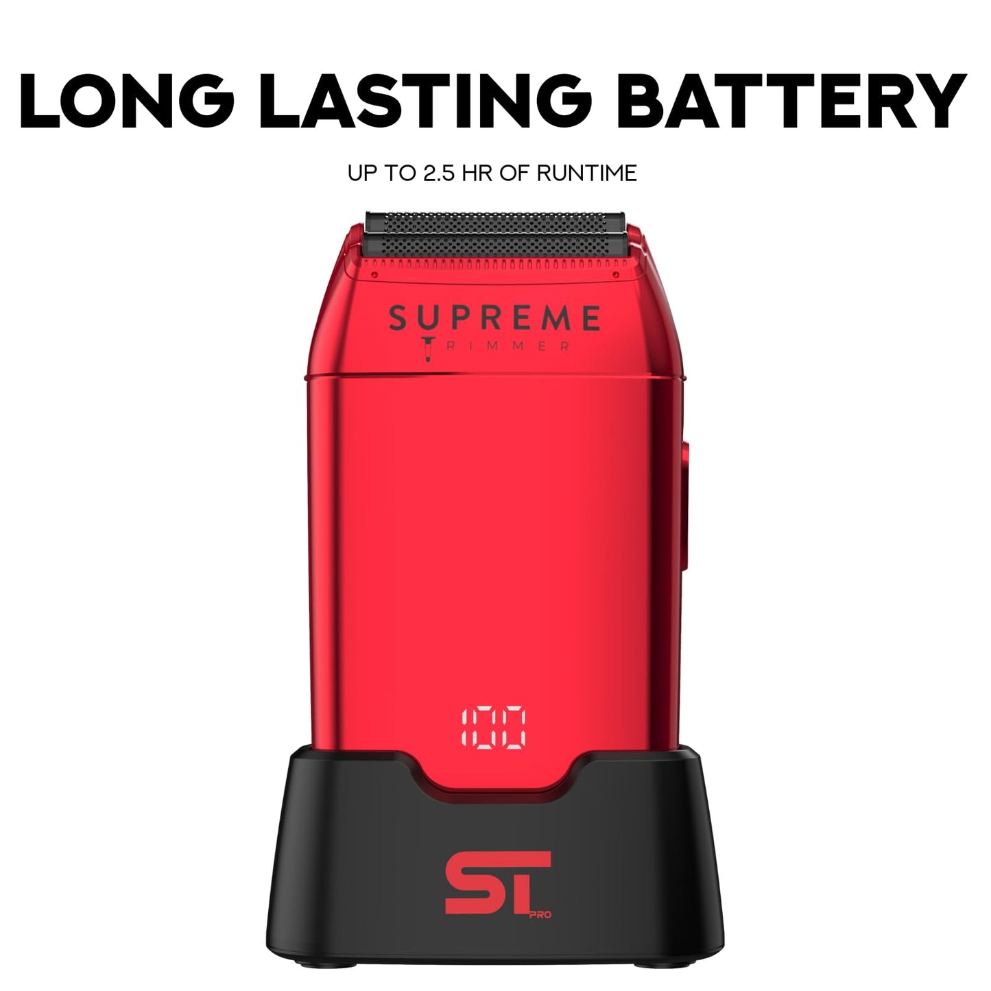 Supreme Trimmer Crunch STF602 - Waterproof Double Foil Shaver for Men - 150 Min Runtime, Wet/Dry Cordless & Corded Electric Razor - Hypoallergenic Beauty and Personal Care Supreme Trimmer