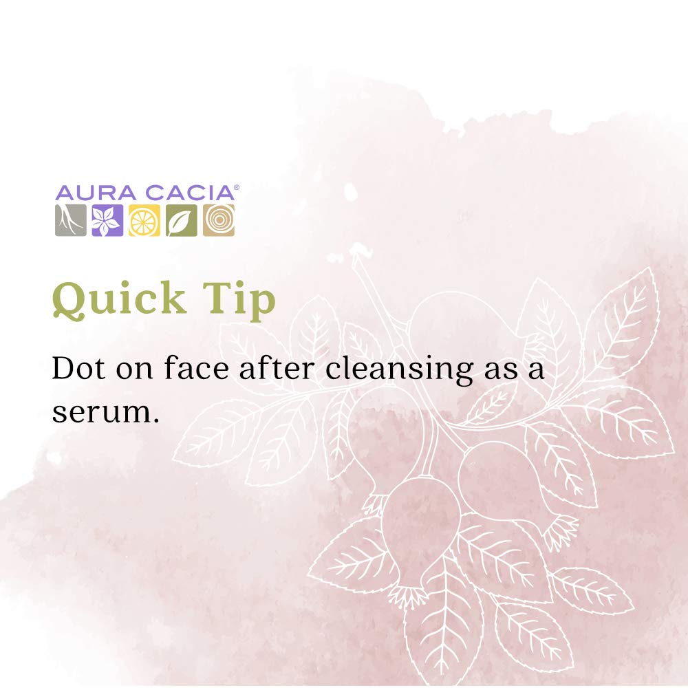 Aura Cacia Organic Rosehip Skin Care Oil | GC/MS Tested for Purity | 30ml (1 fl. oz.) in Box Beauty & Personal Care Aura Cacia