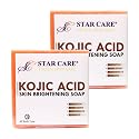 STAR CARE Virgin Skin Care Kojic Acid Skin Brightening Soap Bar 3.5 oz (2 Pack) Gentle Exfoliating Cleanser for Radiant, Smooth, Even-Looking Skin Beauty & Personal Care STAR CARE