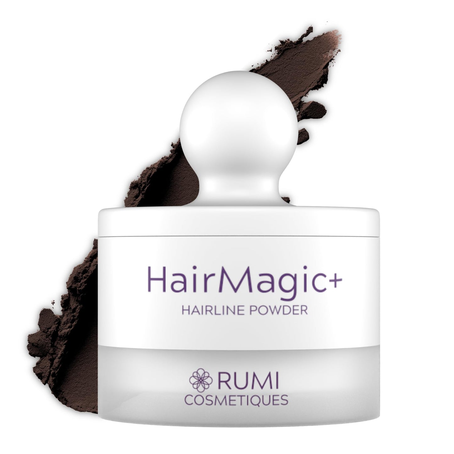 Rumi Cosmetiques HairMagic+ Root Touch Up Powder for Mature Women - Instant Gray Hair Coverage & Hairline Filler - Water-Resistant, Natural Finish Beauty & Personal Care Rumi Cosmetiques