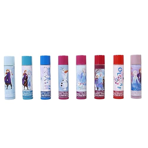 Frozen 2 Lip Balm 8 Pack with Assorted Flavors Beauty & Personal Care Disney Frozen