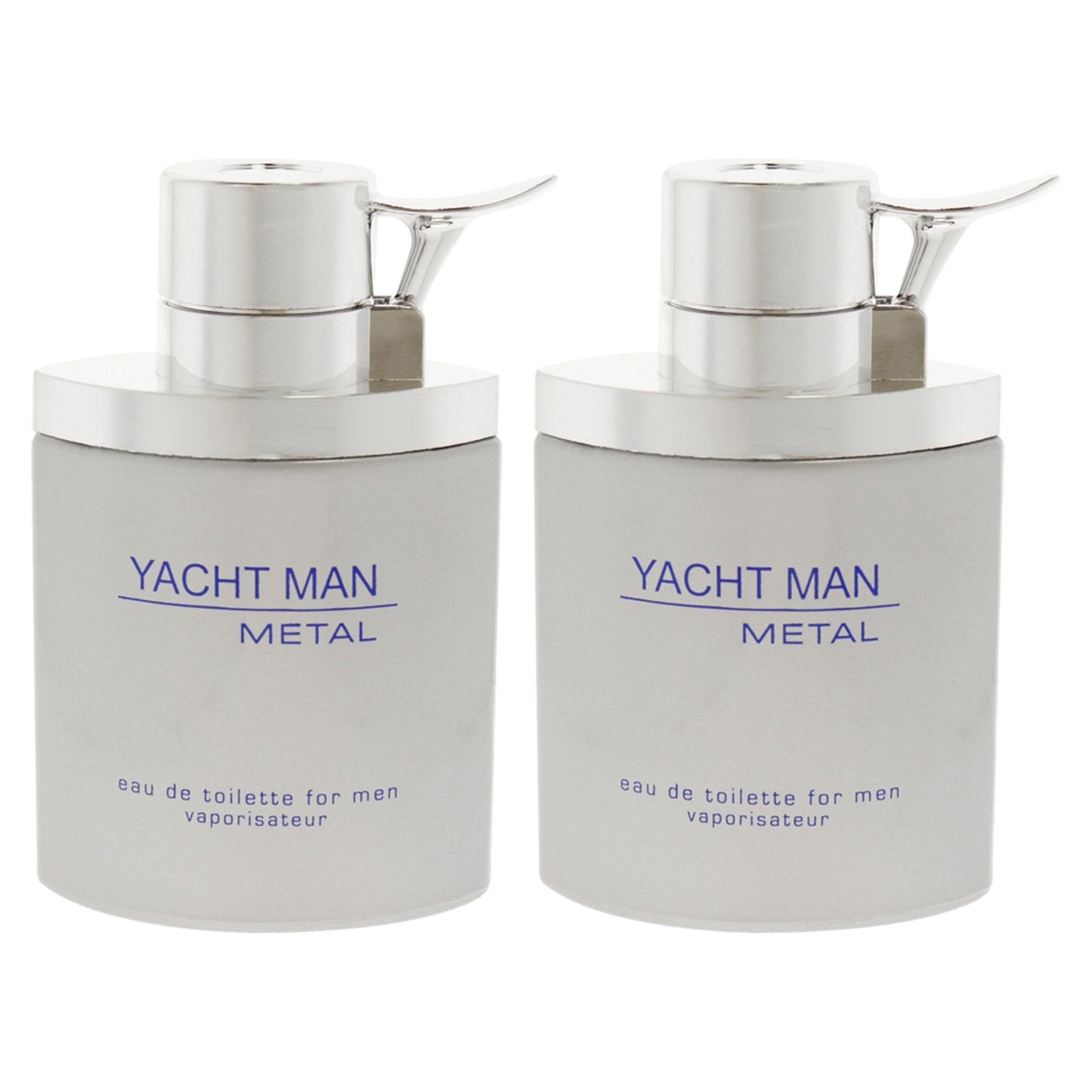 Myrurgia Yacht Man Metal EDT Spray Men 3.4 oz Pack of 2 Beauty & Personal Care Myrurgia
