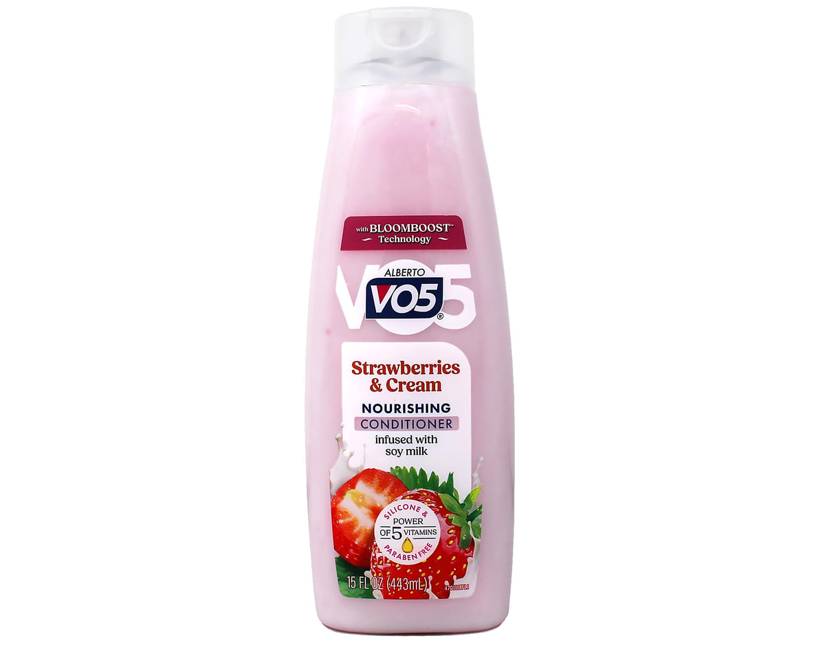 Alberto VO5 Moisture Milks Moisturizing Conditioner Strawberries & Cream, 12.5oz (Pack of 3)