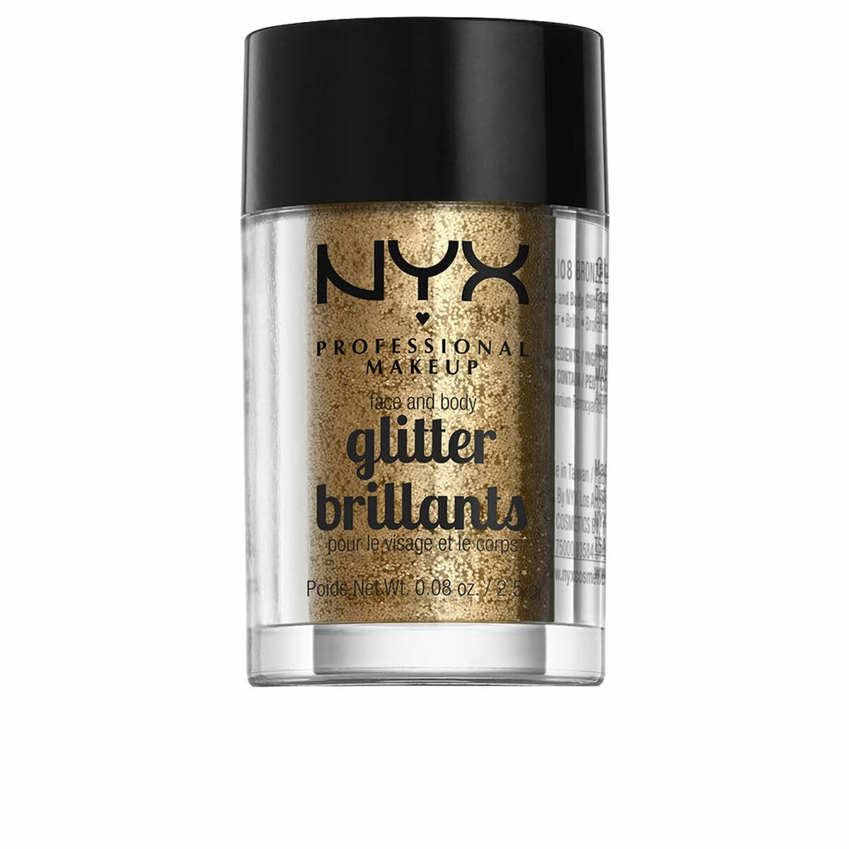 NYX Cosmetics Face & Body Glitter Bronze Beauty & Personal Care NYX PROFESSIONAL MAKEUP
