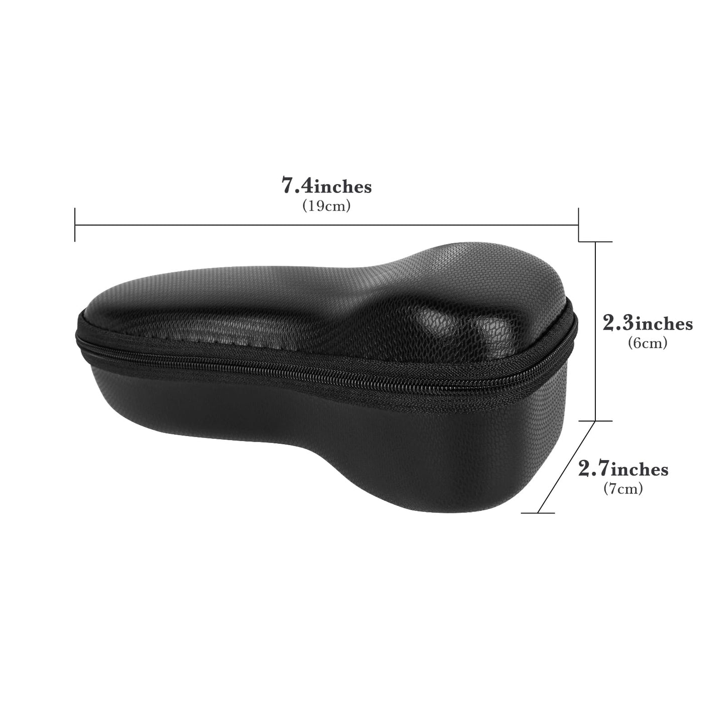 Linkidea Shaver Travel Case Compatible with Philips Norelco 5000 7000 & Braun Series 3, Portable Hard Shell Organizer with Mesh Pocket, Electric Beauty and Personal Care Linkidea