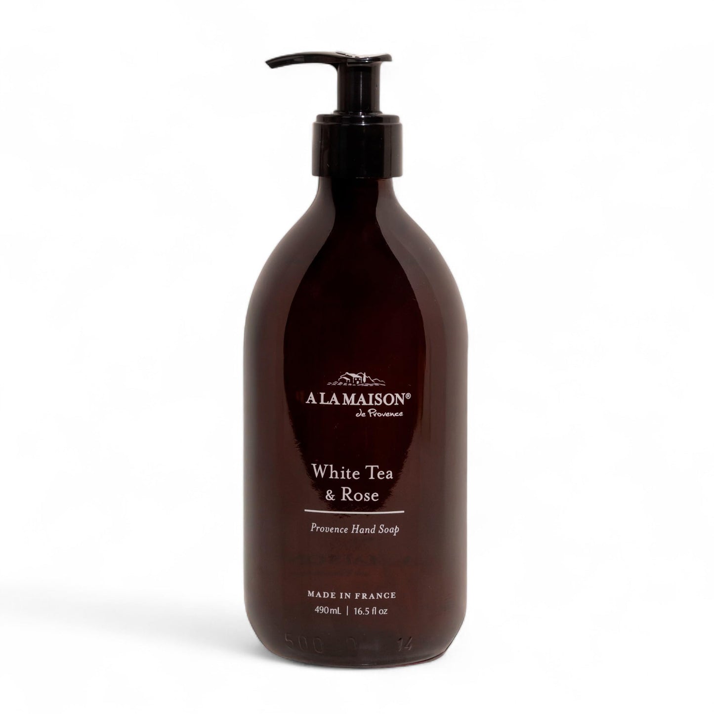 A LA MAISON Hand Soap Gift Set - Glass Hand Wash, Eco-Friendly & Recyclable - Plant-Based, Biodegradable, Made in France - 16.9 fl oz - Amber Beauty & Personal Care A LA MAISON