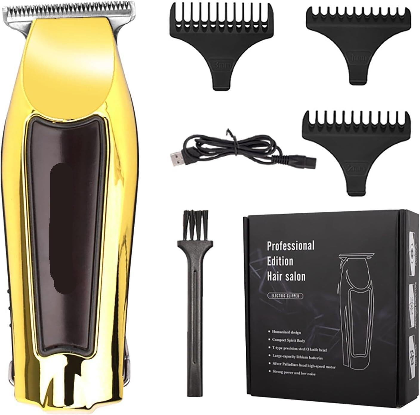 QDKVTNDJZ Professional Hair Clippers for Men,Cordless,Rechargeable Trimmers for Haircuts, Gift Father and Hand Beauty and Personal Care QDKVTNDJZ