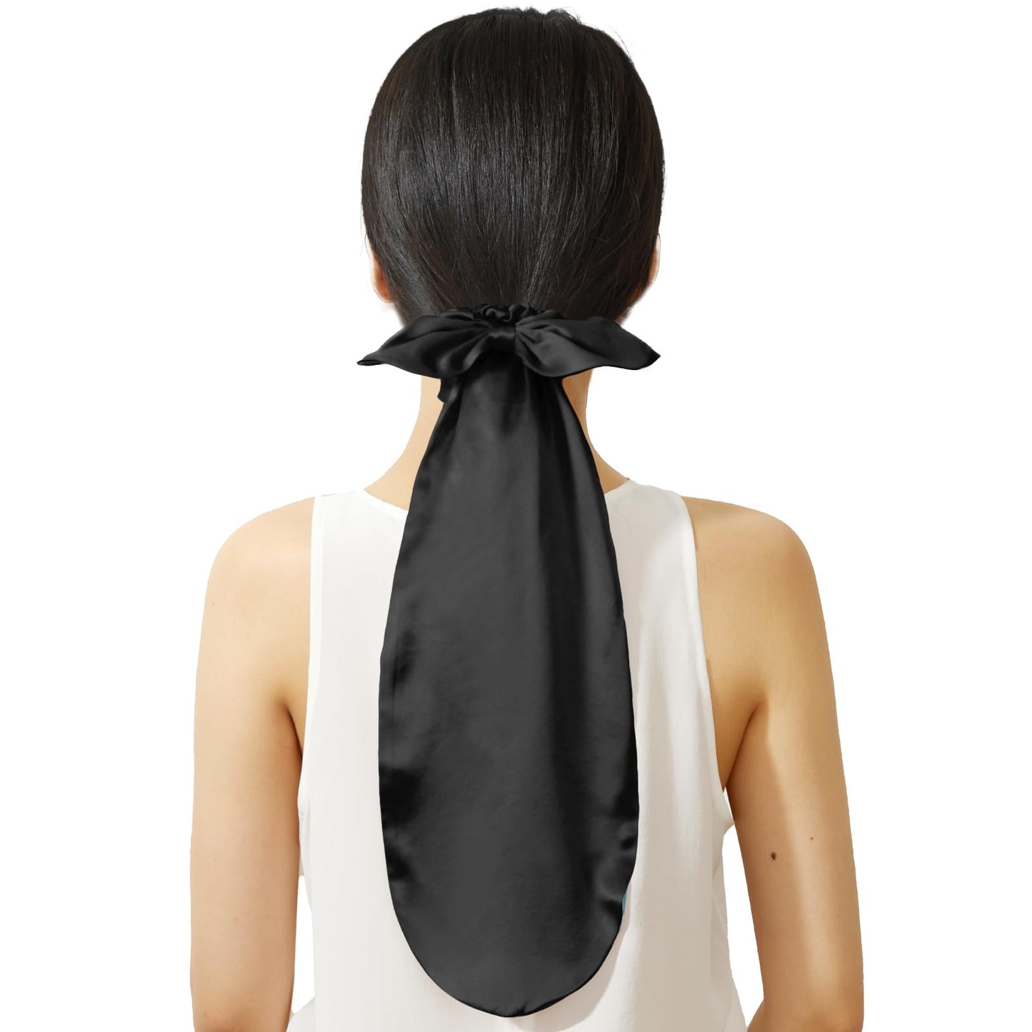 LILYSILK 100% Silk Bonnet for Sleeping & Daily Usage, 2-in-1 Silk Hair Ties with Silk Scrunchies for Long and Curly Hair Elastic Adjustable for Women Beauty and Personal Care LilySilk