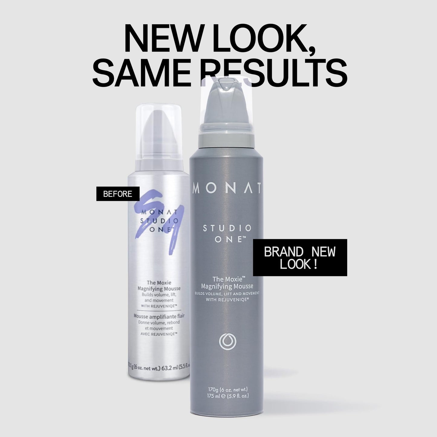 MONAT Studio One™ The Moxie™ Magnifying Mousse -Lightweight Hair Mousse, Long-Lasting Anti Frizz, Helps Create Voluminous Style w/Touchable Hold. Soft Beauty & Personal Care MONAT