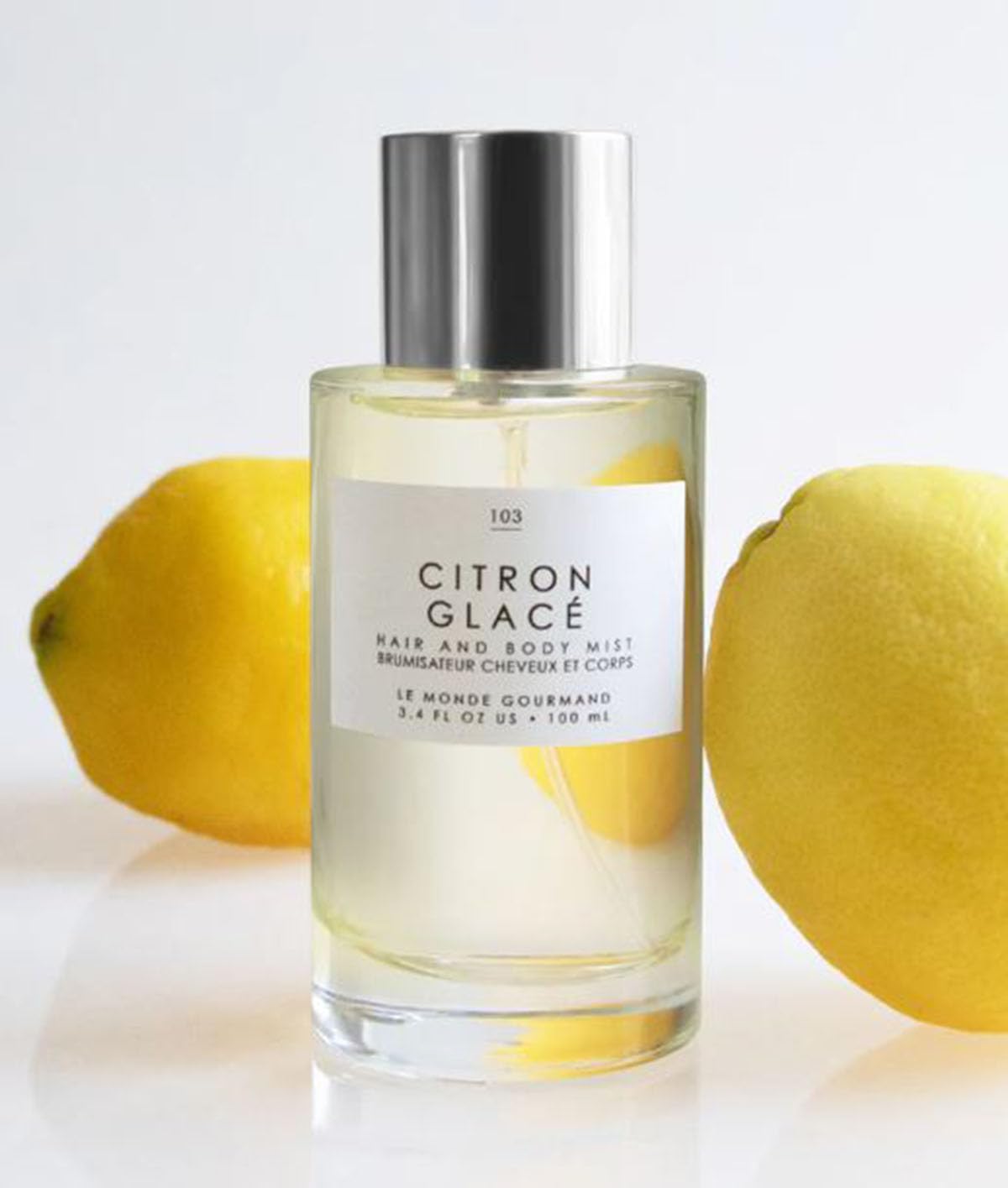 Gourmand Citron Glaze Hair + Body Mist 3.4 Fl.Oz! Blend Of Lemon, Jasmine, and Rock Sugar! Perfumed Hair & Body Mist For All Day Long-Lasting Beauty & Personal Care Gourmand