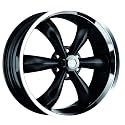 Vision 142 LEGEND 6 Gloss Black Machined Lip 22X9.5 Beauty & Personal Care Vision