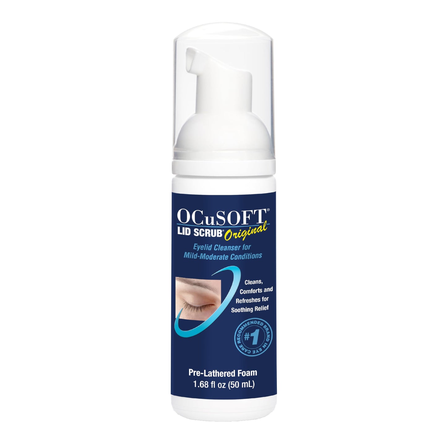 OCuSOFT Original Foaming Eyelid Cleanser - Mild Instant Foam to Remove Oil, Dust, Pollen & Makeup - 1.68 fl oz Beauty and Personal Care OCuSOFT Default Title