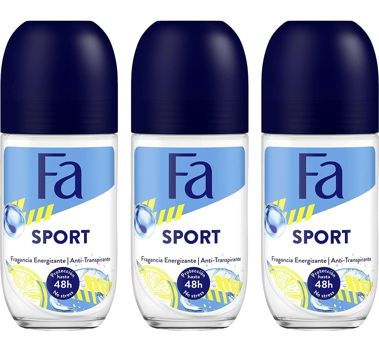Fa Deodorant 1.7 Ounce Roll-On Sport (50ml) (3 Pack) Beauty and Personal Care Fa