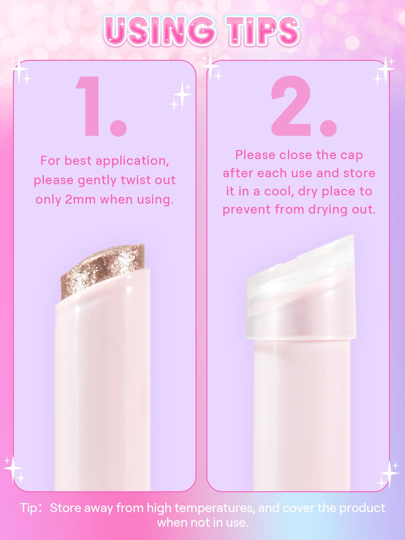 SHEGLAM Crystal Jelly Glaze Stick for Eyeshadow-01 Frost Bite Beauty and Personal Care SHEGLAM