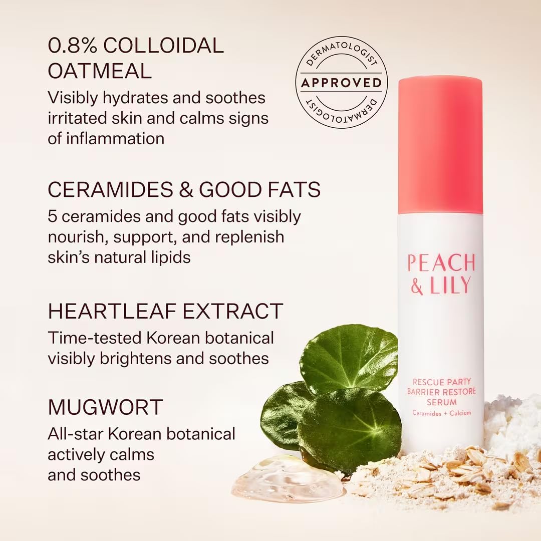 Peach & Lily Rescue Party Barrier Restore Serum Beauty & Personal Care Peach & Lily