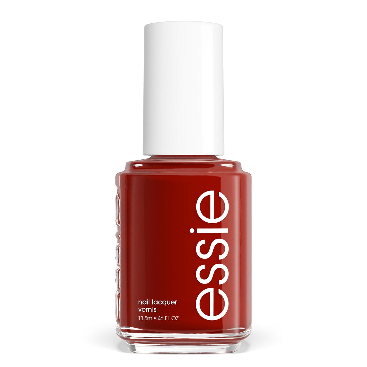 essie Nail Polish, Salon-Quality Deep Red-Brown Nail Polish, Vegan, Bed Rock & Roll, 0.46 fl oz