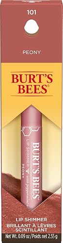 Burts Bees Peony Lip Shimmer, 0.09 OZ Beauty & Personal Care Burt's Bees