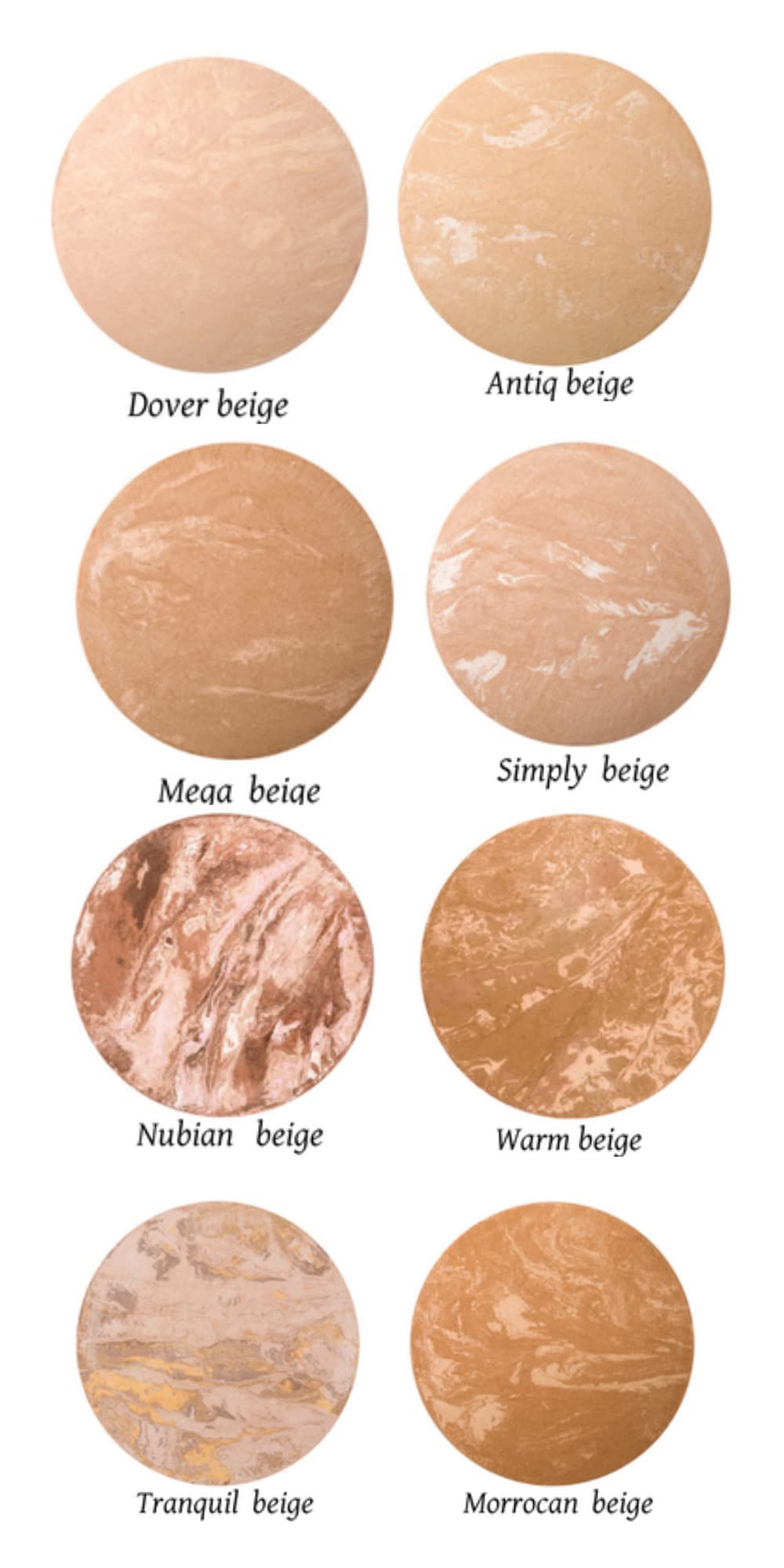 Ageless Derma Mineral Makeup Baked Foundation- Vegan - Paraben - Gluten and Cruelty Free Powder Foundation (Moroccan Beige) Beauty & Personal Care Ageless Derma