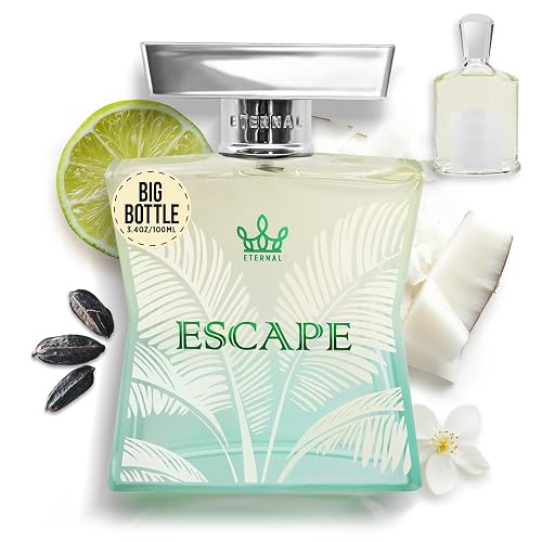 Eternal Fragrance - Eternal Escape - Inspired by Virgin Island Water - 3.4 oz (100ml) - EDP - Vegan - Clean Ingredients - Unisex Perfume for Men Beauty & Personal Care Eternal Fragrance