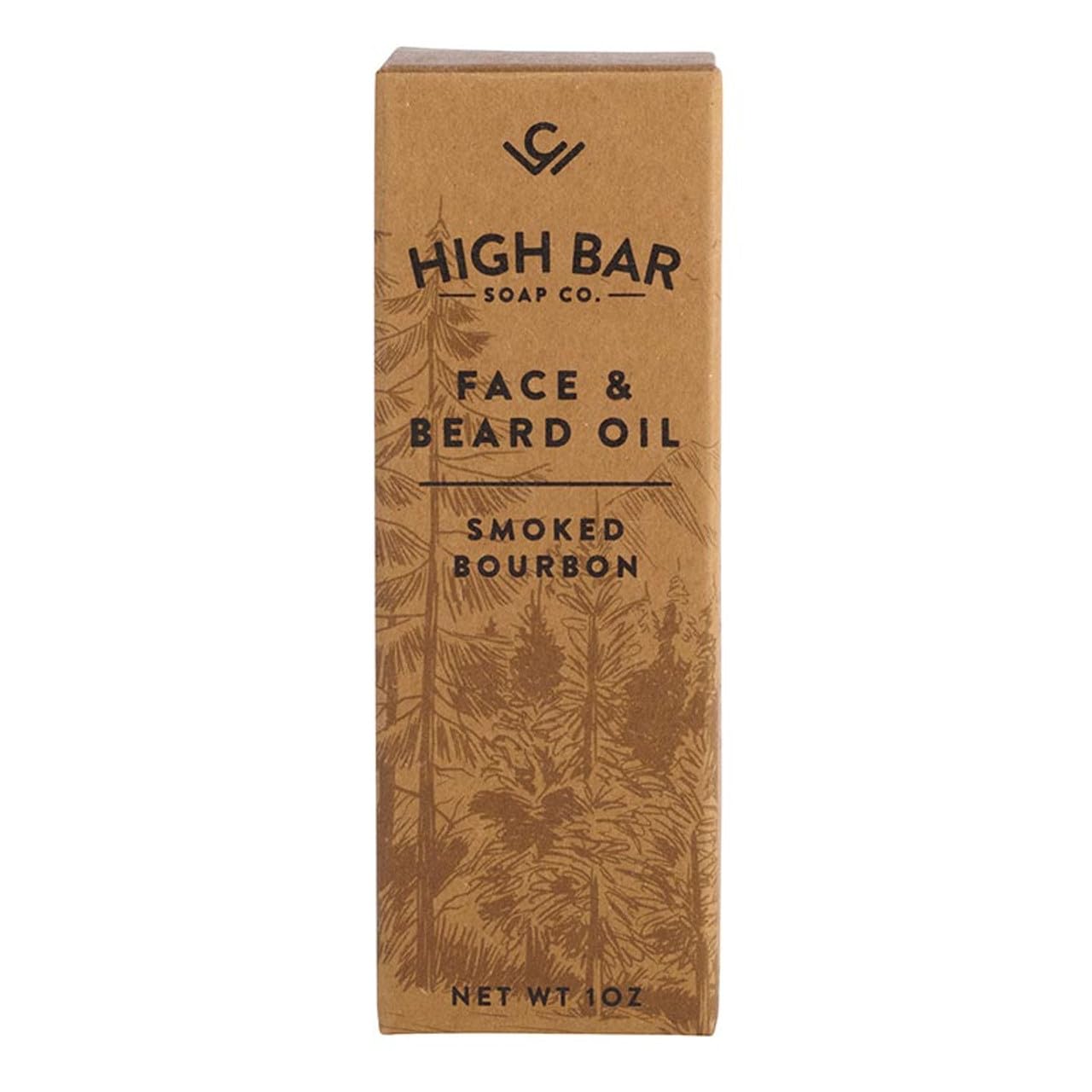 COLE WHEELER Vegan Smoked Bourbon Fragrance Face and Beard Oil, Natural Moisturizing, Vegan, Animal Fat Free, 1oz Beauty and Personal Care COLE WHEELER
