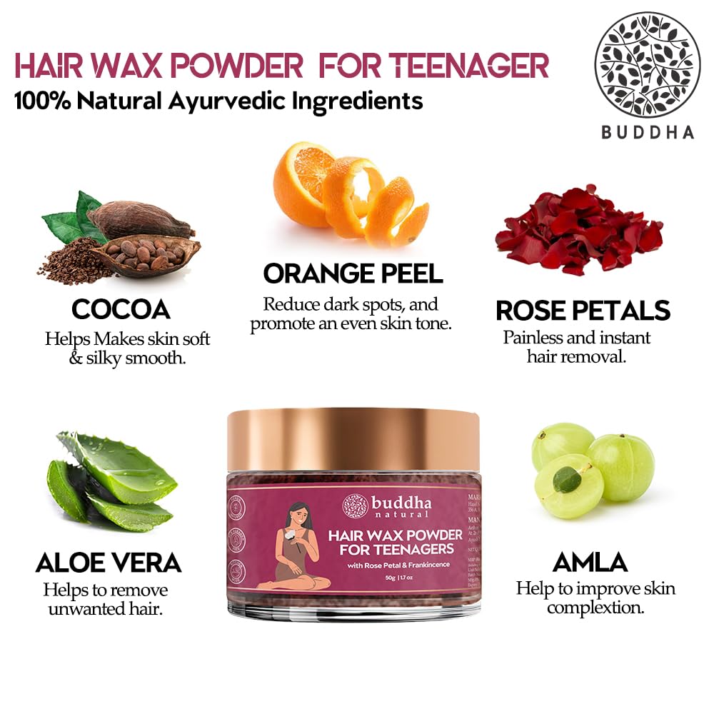 Buddha Natural Hair Wax Powder (30 Grams) Beauty and Personal Care Buddha Natural