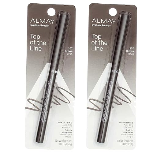 Almay Eyeliner Pencil - Top of the Line - 207 Brown - Pack of 2 Beauty & Personal Care Almay