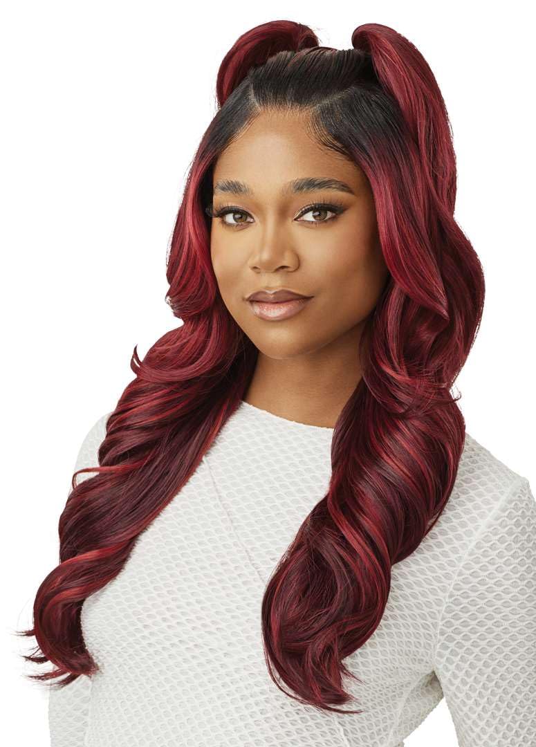 Outre Lace Front Wig - Perfect Hair Line 13X6 - Fiorina (DR DEEP BURGUNDY)