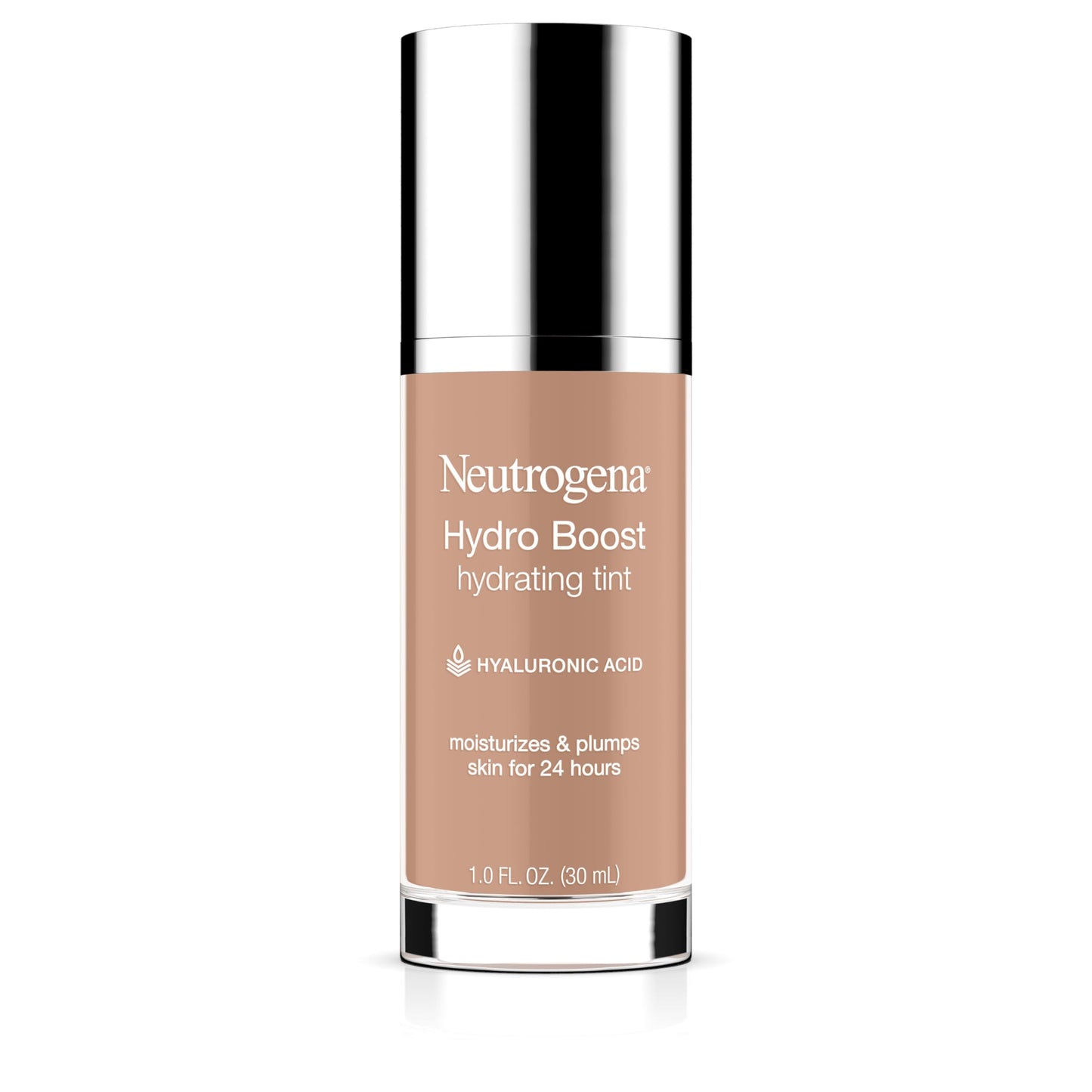 Neutrogena Hydro Boost Hydrating Tint Foundation Makeup for Dry Skin, with Hyaluronic Acid, Lightweight Oil-Free Water Gel, Non-Comedogenic, 50 Soft Beauty & Personal Care Neutrogena