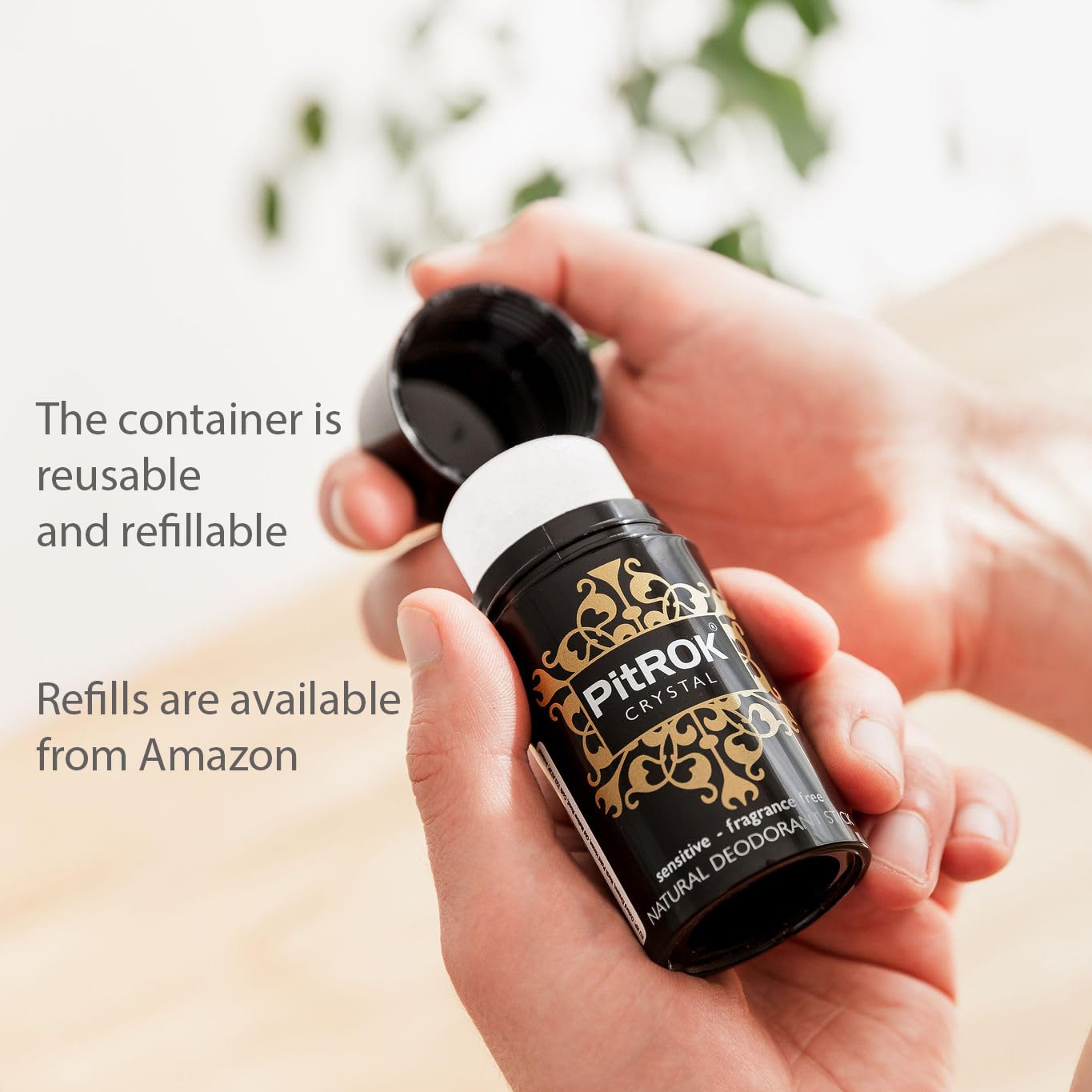 Pitrok Crystal - Natural Deodorant Stick - 100g Beauty and Personal Care PIT ROK