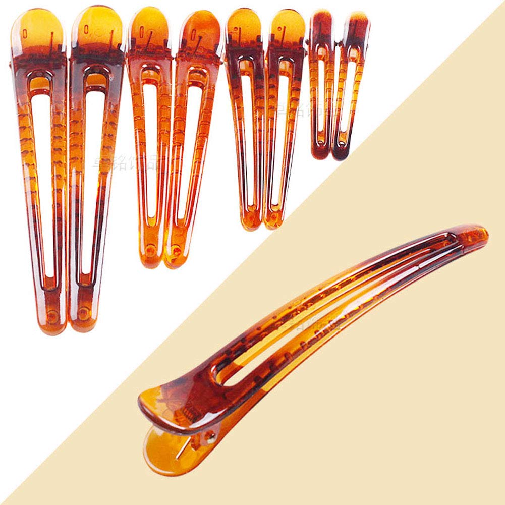 12PCS Plastic Duck Bill Teeth Hair Clips Non Slip band Clips Alligator Bows Hair Clips Professional Hairdressing Salon Hair Barrettes For Hair Styling Beauty & Personal Care Suoirblss