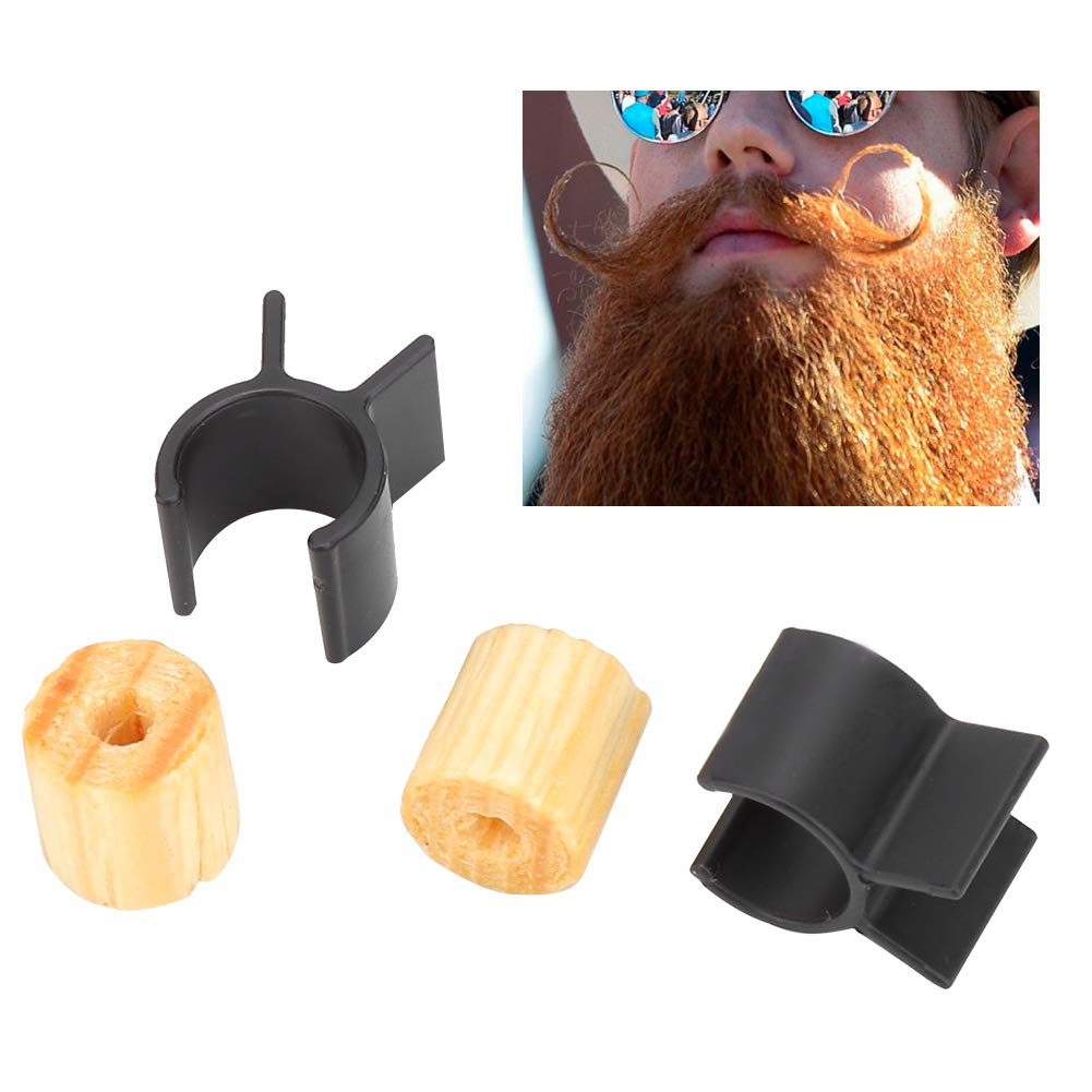 Moustache Training Wheel Handlebar - Stainless Steel Beard Shaping Template for Men, Mustache Styling Guide Tool with Adjustable Fit, Precision Beauty and Personal Care YUYTE