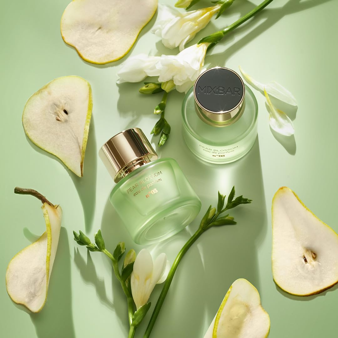 MIX:BAR Pear Blossom Hair + Body Mist, Bedroom Linen Spray - Notes of Pear, Petals, Apple, White Musk, Fruity Scent, 5oz Beauty & Personal Care MIX:BAR