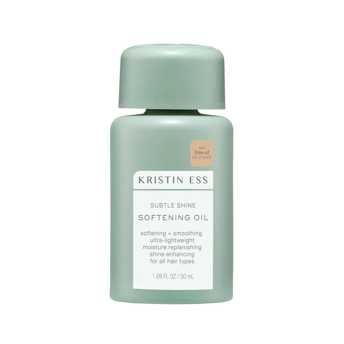 Kristin Ess Softening & Smoothing Lightweight Hair Oil - Treat + Moisturize for Shiny Hair - Color Safe Formula - Paraben, Phthalate and Sulfate Free