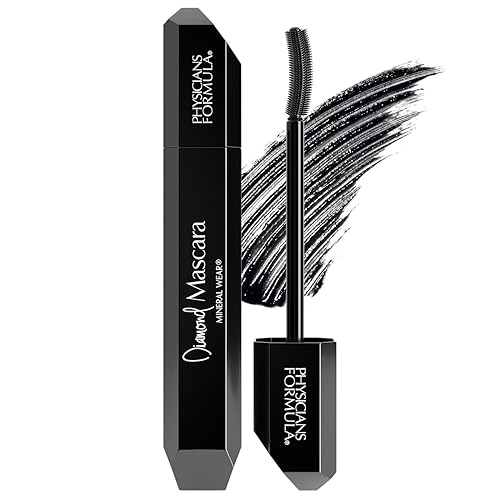Physicians Formula Mineral Wear Diamond Mascara Black Diamond 2.12 FL Oz, Dermatologist Tested, Opthahlamologist Approved, Sensitive Eyes Beauty & Personal Care Physicians Formula
