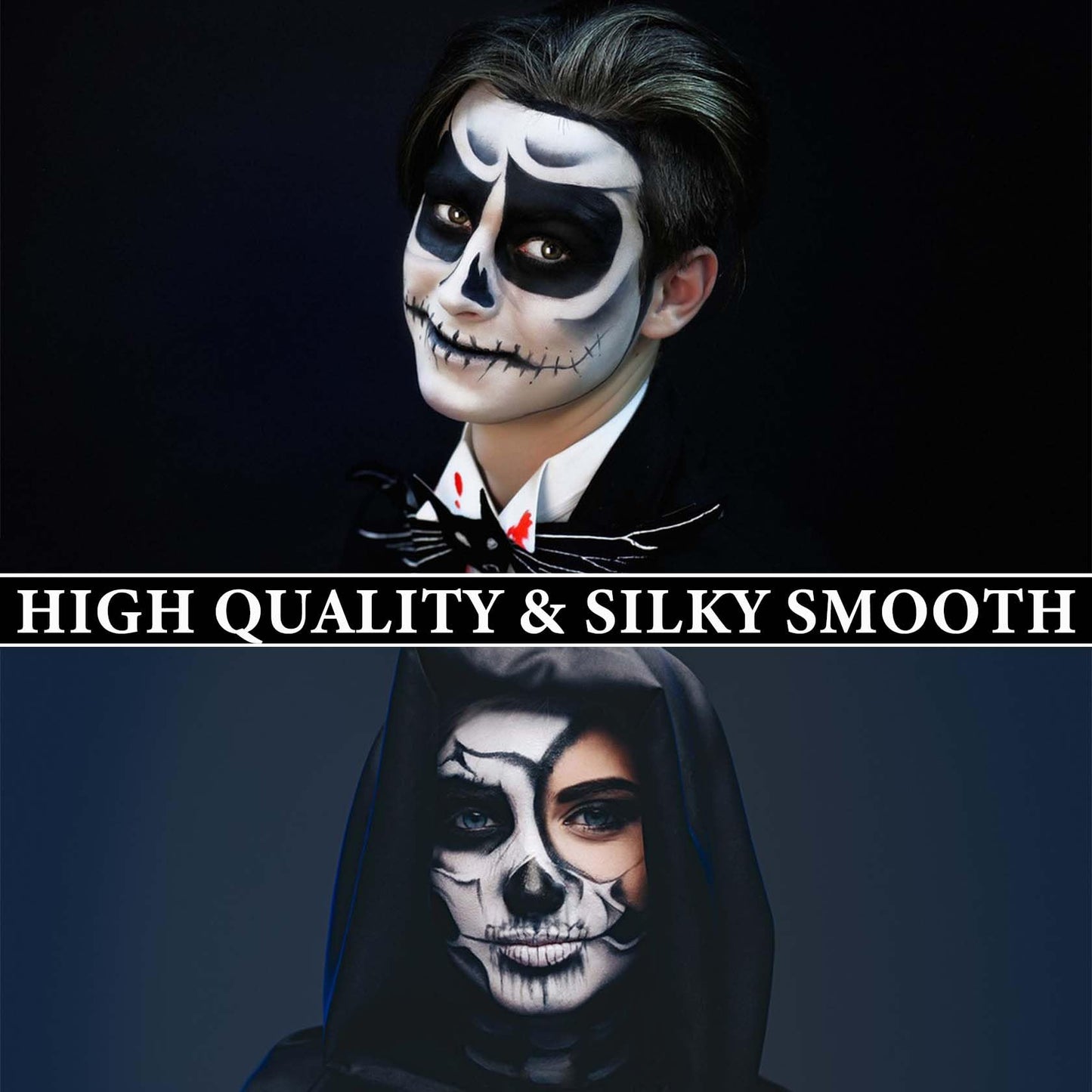 Fusang Black Stick, High Pigmented Long-Lasting Matte Lipstick, Waterproof Body Paint for Halloween, Cosplay, Zombie Makeup Beauty & Personal Care Fusang