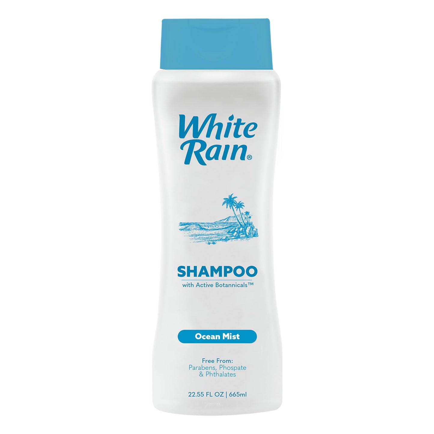 White Rain Moisturizing Shampoo - Ocean Mist Scent, 15 fl oz, Hydrating Shampoo for Men & Women, Paraben-Free & Cruelty-Free with White Lily, Green Beauty & Personal Care White Rain