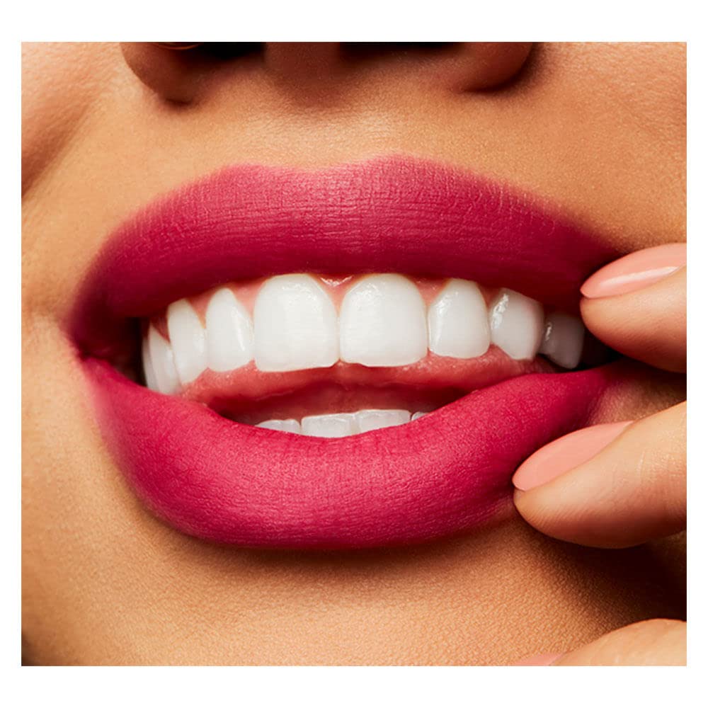MAC Cosmetics Powder Kiss Liquid Lipcolour - 994 Make Love To The Camera (Deep Wine) - 0.17 fl oz / 5 mL